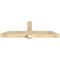 Ekena Millwork Eugene Rough Sawn Timber Gable Bracket, Douglas Fir, 72"W x 24"H x 6"D x 6"F, 8/12 Pitch GBW072X24X0606EUG00RDF - alternate 3